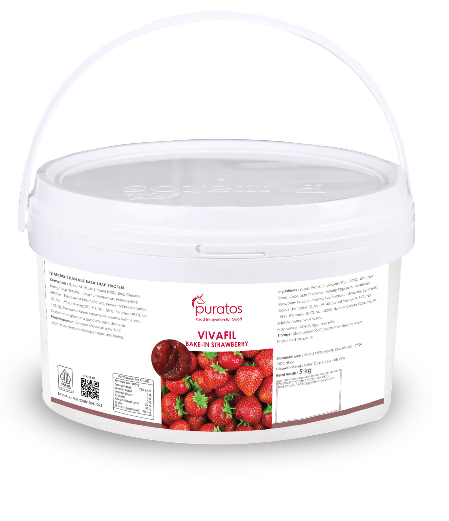 VIVAFIL STRAWBERRY (5 KG)